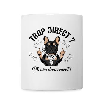 Coole Französische Bulldogge - Tasse - Weiß - Vorne