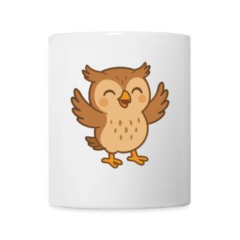 Fröhlicher Federfreund - Tasse - Weiß - Vorne