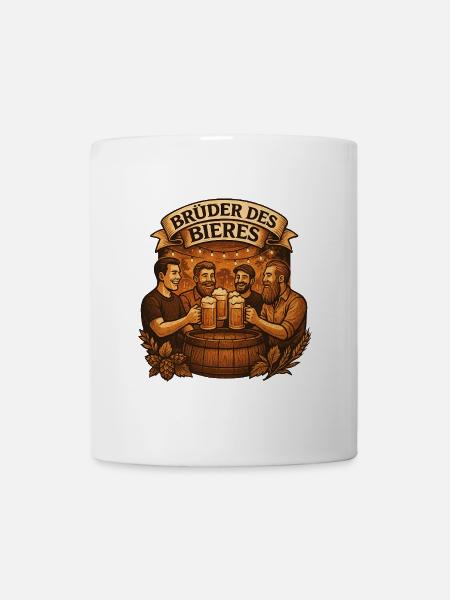 Bierfreunde - Tasse - Weiß