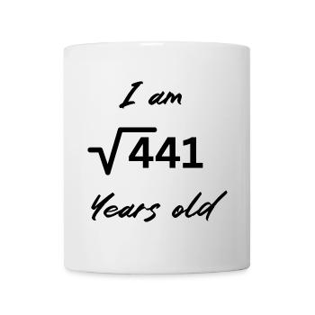 J’ai 21 ans - Mug blanc - blanc - Devant