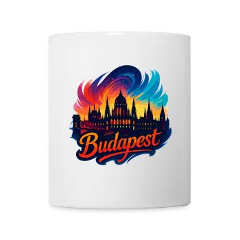 Budapest Capital Hungary Silhouette Gift - Mug - white - Front