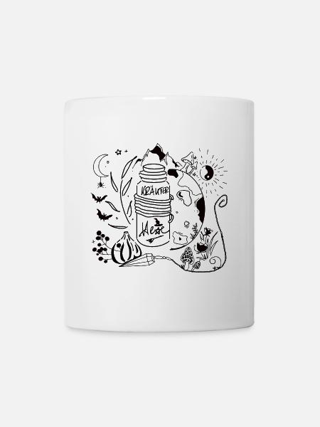 Krauterhexe - Tasse - Weiß