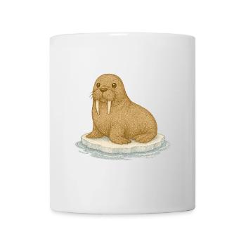 Nordische Arktis - Walross - Tasse - Weiß - Vorne