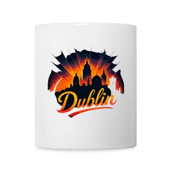 Dublin Capital Ireland Silhouette Gift - Mug - white - Front