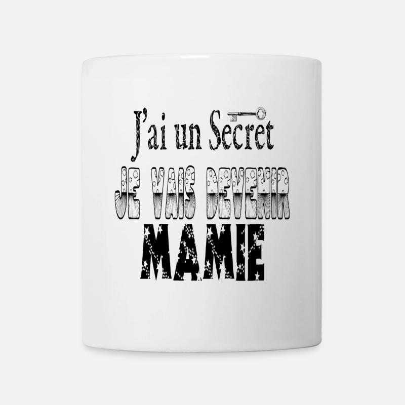 J'ai un Secret Je vais Devenir Mamie - Mug blanc - blanc