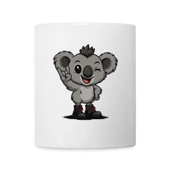 Koala Punk Hero - Tasse - Weiß - Vorne
