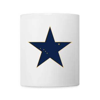 Alaska Fan T-Shirt – USA-Style - Tasse - Weiß - Vorne