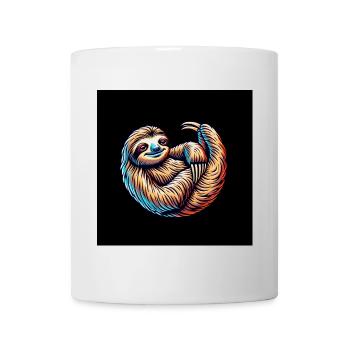 Stay cool always with the calm funny sloth - Mug - white - Front
