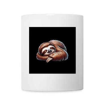 Stay cool always with the calm funny sloth - Mug - white - Front