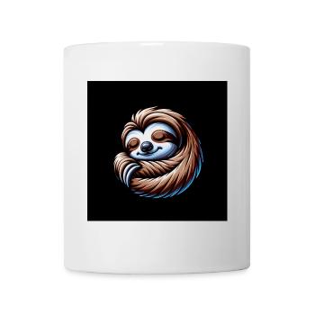 Stay cool always with the calm funny sloth - Mug - white - Front