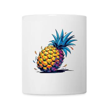 Ananas - Tasse - Weiß - Vorne