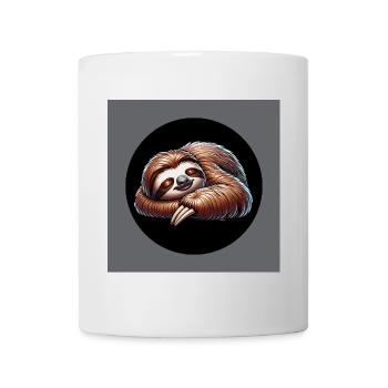 Faultier - cool bleiben immer mit der Ruhe - Tasse - Weiß - Vorne