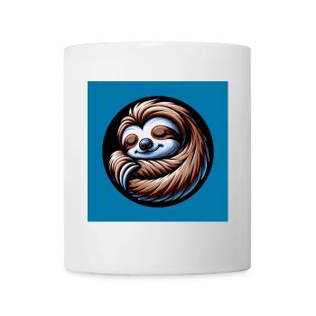 Faultier - cool bleiben immer mit der Ruhe - Tasse - Weiß - Vorne