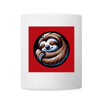 Faultier - cool bleiben immer mit der Ruhe - Tasse - Weiß - Vorne