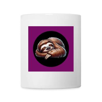 Faultier - cool bleiben immer mit der Ruhe - Tasse - Weiß - Vorne