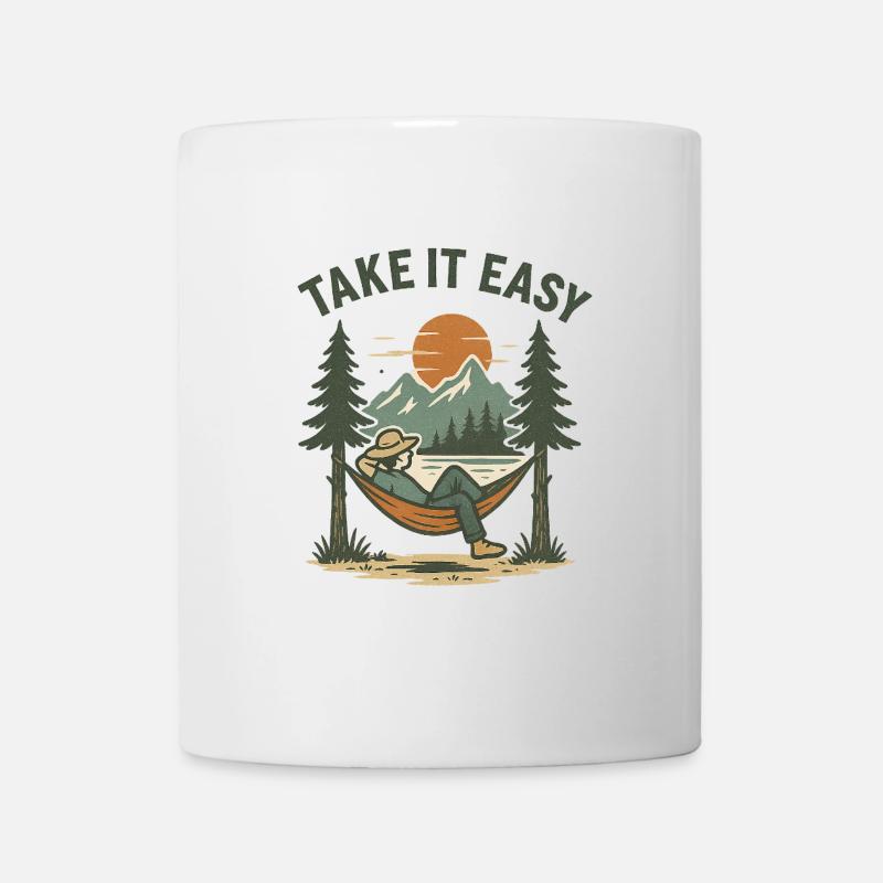Take It Easy - Tasse - Weiß