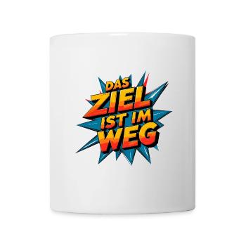 The goal is in the way - Mug - white - Front