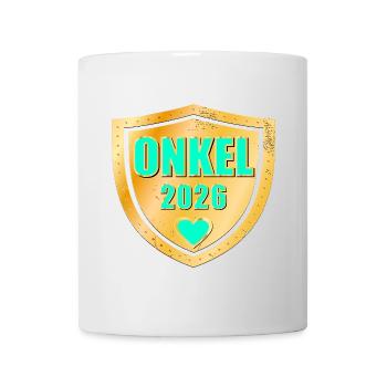 BABY 2026 ONKEL BRUDER - Tasse - Weiß - Vorne