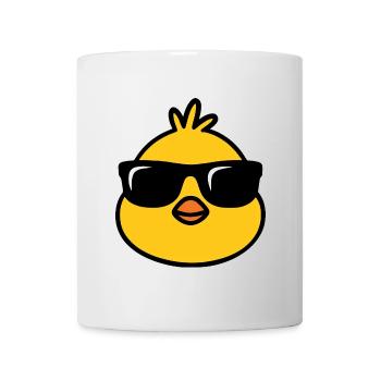 Chick’n’Cool - Mug blanc - blanc - Devant