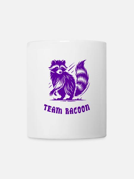 Équipe Raccoon - Mug blanc - blanc