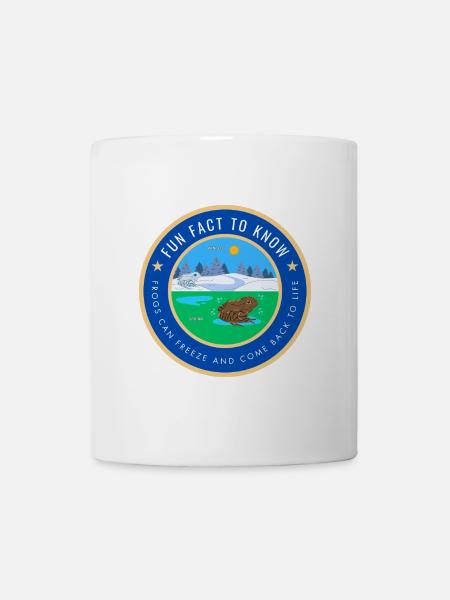 Frogs can freeze and come back to life - Mug - white