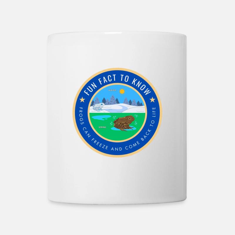 Frogs can freeze and come back to life - Mug - white