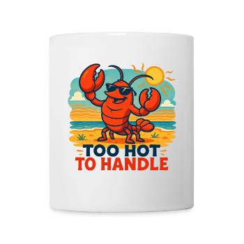Lebhafter Sommerhummer Illustration - Tasse - Weiß - Vorne