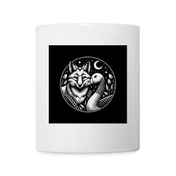 Fox and Goose Friendship Friends Forever - Mug - white - Front