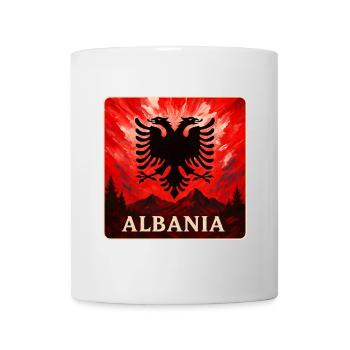Albania Double Eagle Design - Mug - white - Front