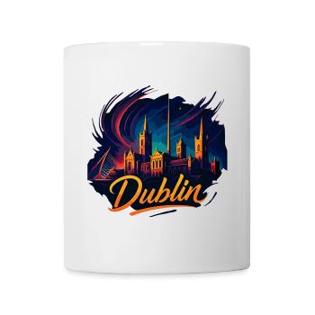 Dublin Capital Ireland Silhouette Gift - Mug - white - Front
