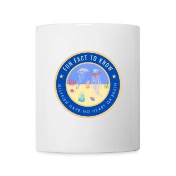 Jellyfish have no heart or brain - Mug - white - Front