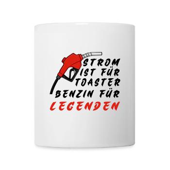 Benzin für Legenden - Tasse - Weiß - Vorne