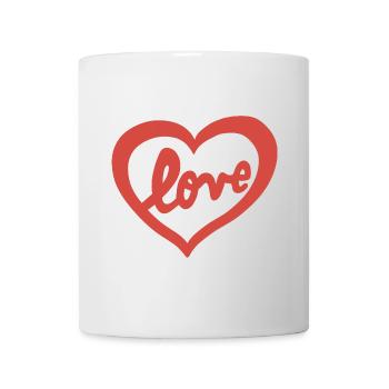 Heart in love - Mug - white - Front