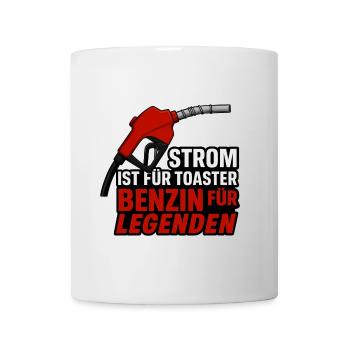 Benzin für Legenden - Tasse - Weiß - Vorne