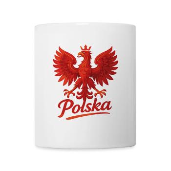 Polen Polska Adler Flagge Fahne episch Geschenk - Tasse - Weiß - Vorne