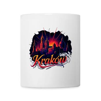 Krakow Kraków City Poland Silhouette Gift - Mug - white - Front