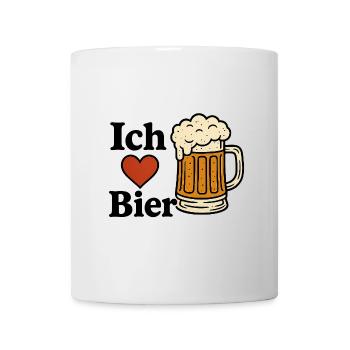 I love beer - Mug - white - Front