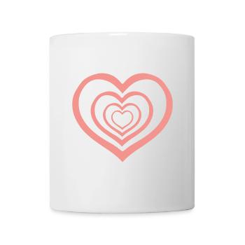 Des cœurs pour ceux qui aiment - Mug blanc - blanc - Devant