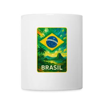 Brazil Flags Landscape Design - Mug - white - Front