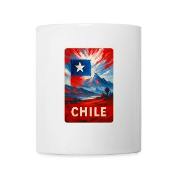 Chile Travel Art - Tasse - Weiß - Vorne