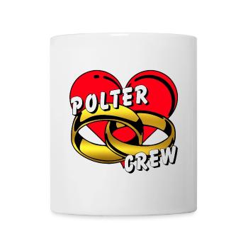 Polter Crew , Junggesellenabschied ............... - Tasse - Weiß - Vorne