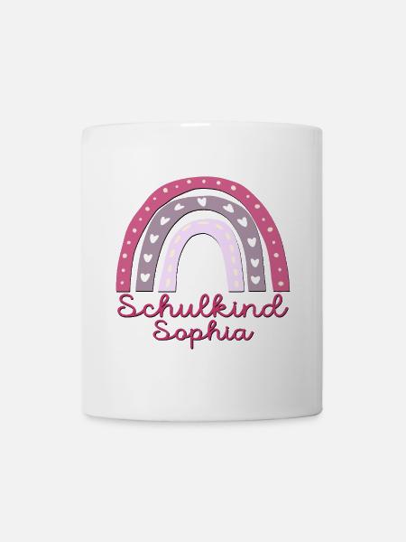 Schulanfang Schulkind Sophia - Tasse - Weiß