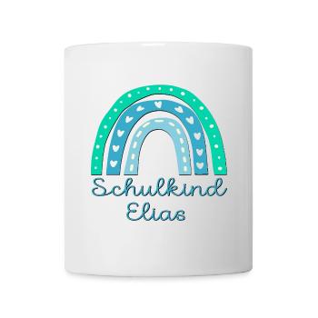 SCHULANFANG SCHULKIND ELIAS - Tasse - Weiß - Vorne