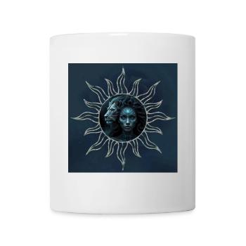 Mystical connection: the mystical woman and the lion. - Mug - white - Front