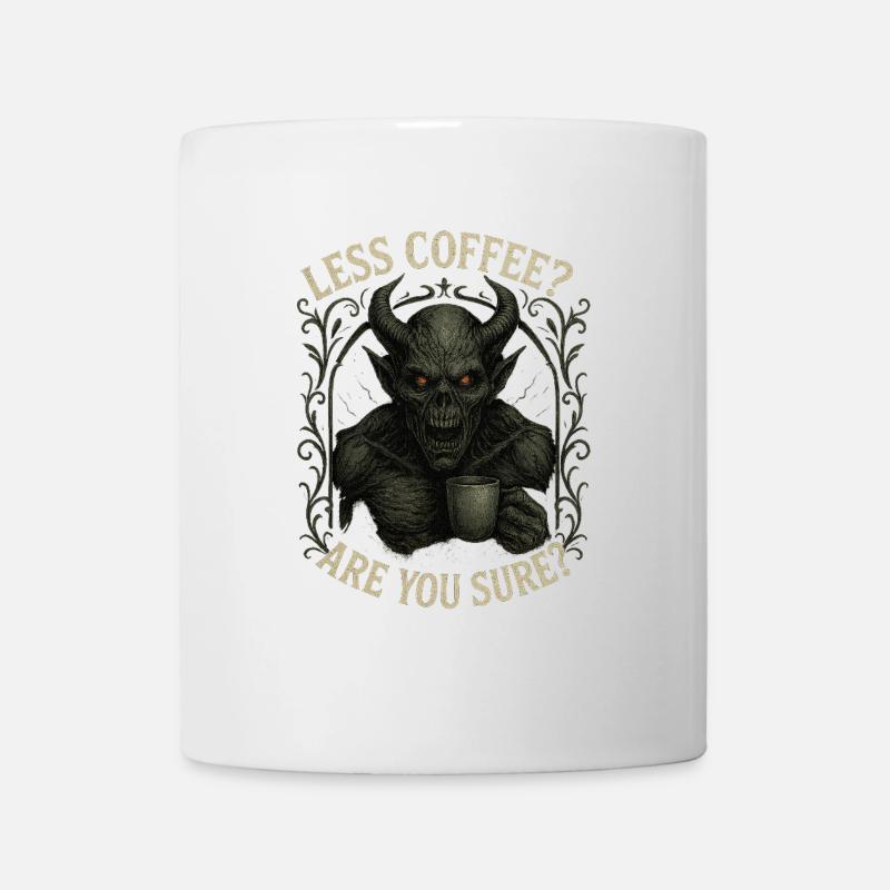 Dark Roast Coffee Demon - Mug - white