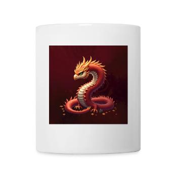 The golden serpent dragon. - Mug - white - Front