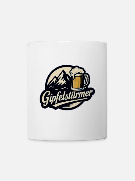 Gipfel Bier - Tasse - Weiß