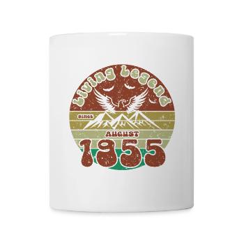 70th Birthday Living Legend since VIN 08/1955 - Mug - white - Front