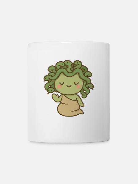 Mythological kawaii jellyfish - Mug - white