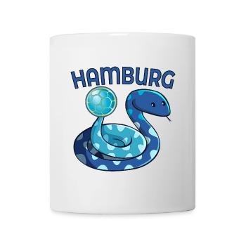 HANDBALL HAMBURG SCHLANGE - Tasse - Weiß - Vorne